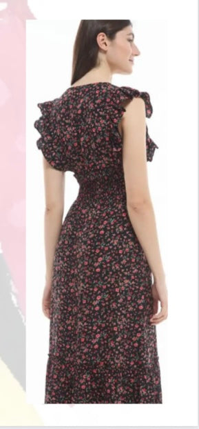 Black and brown dress