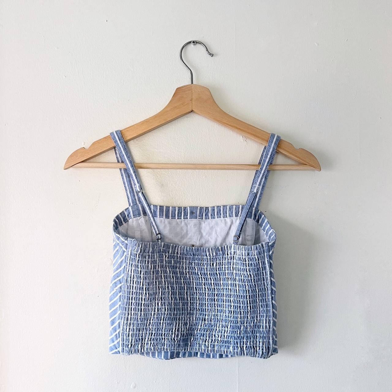 Striped crop-top